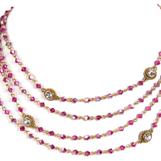 NWT VSA - Magdalena - Bicone Fuschia (Beads Only)