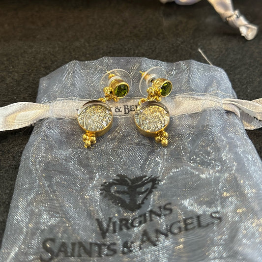 NWT VSA - Allegra Olivene Earrings
