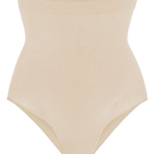 (1190) SKIMS SEAMLESS SCULPT HIGH-WAISTED BRIEF - SAND