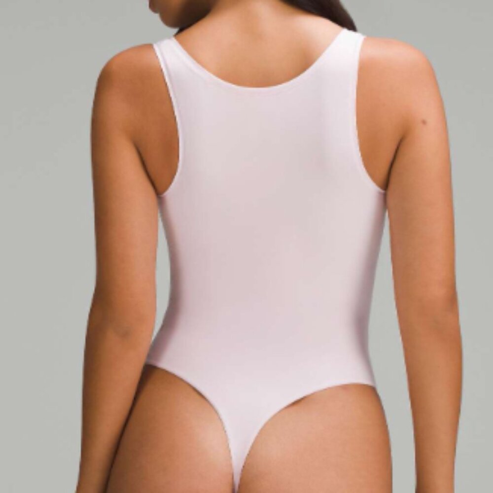(0003) NWT Lululemon Wundermost Ultra-Soft Nulu Square-Neck Slvless Bodysuit XL