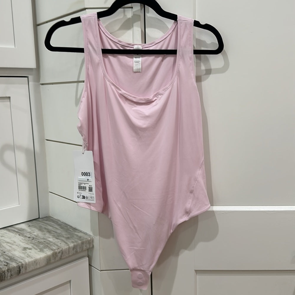 (0003) NWT Lululemon Wundermost Ultra-Soft Nulu Square-Neck Slvless Bodysuit XL