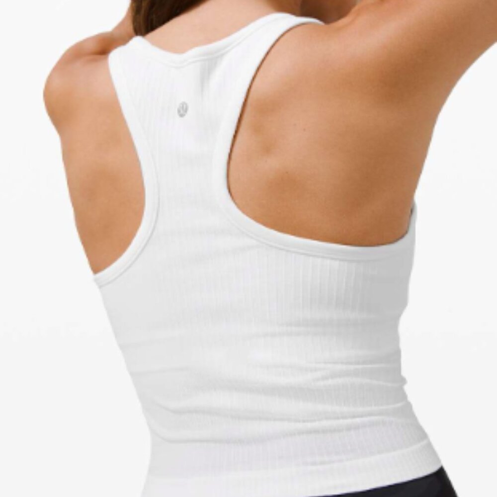 (0011/0012) Lululemon Ebb To Street Racerback Crop Tank Sz 6