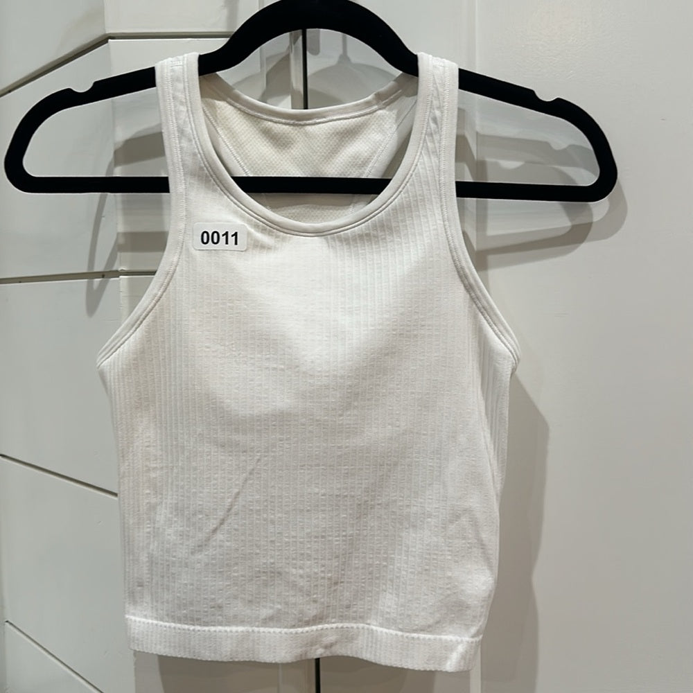 (0011/0012) Lululemon Ebb To Street Racerback Crop Tank Sz 6