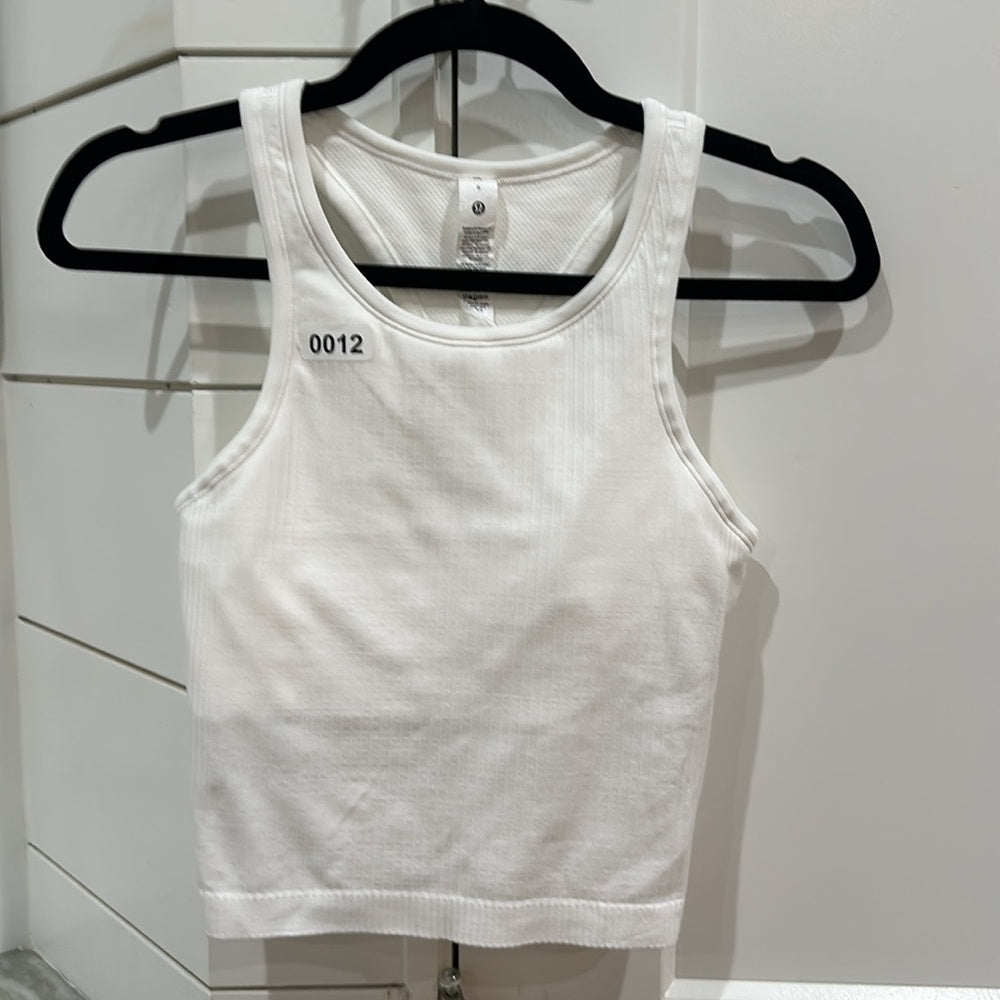 (0011/0012) Lululemon Ebb To Street Racerback Crop Tank Sz 6